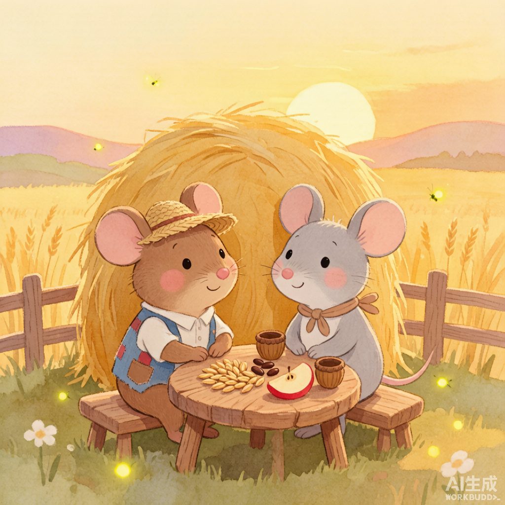 麦穗村的小豆子和大城里的灰灰