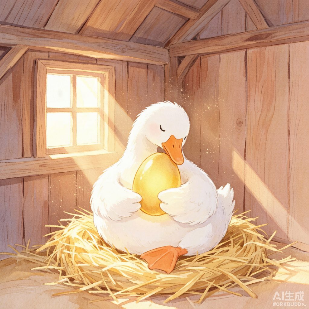 下金蛋的小白鹅