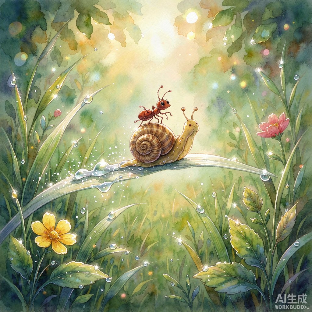 小蜗牛慢慢的小房子