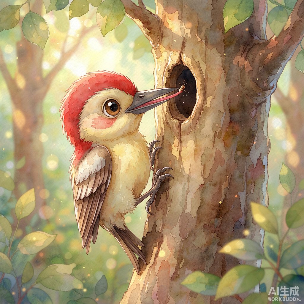 小啄木鸟咚咚的森林小诊所