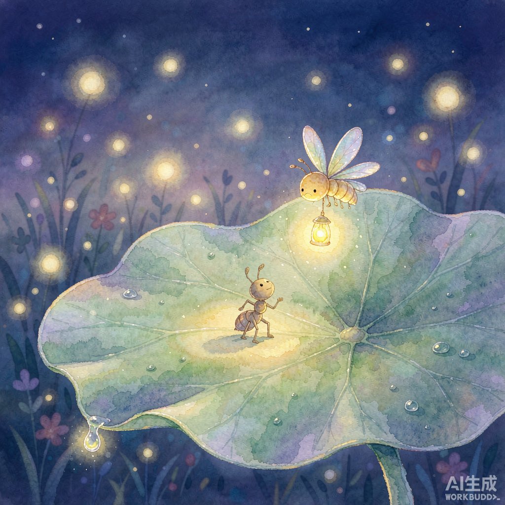 小萤火虫豆豆的一闪一闪夜