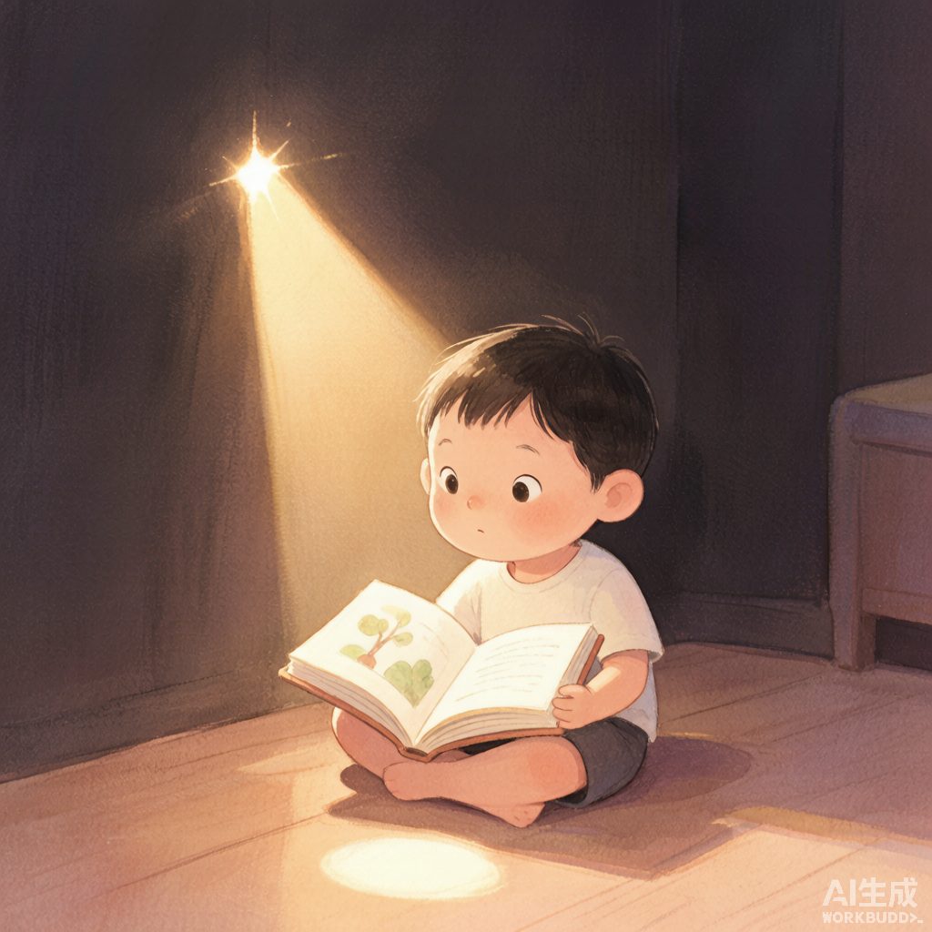 凿壁偷光：小阿衡和墙上的小星星