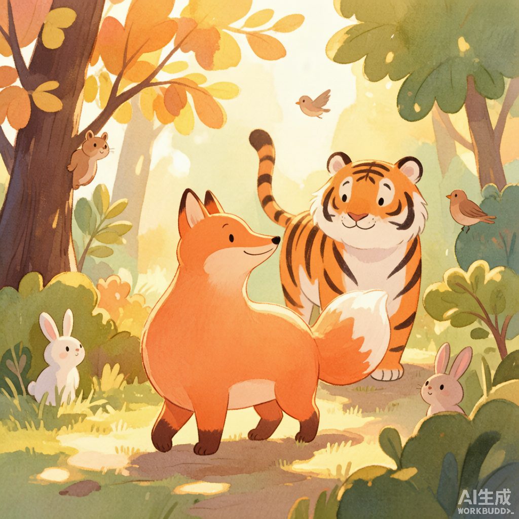 狐假虎威：小狐狸阿橙和森林大巡游