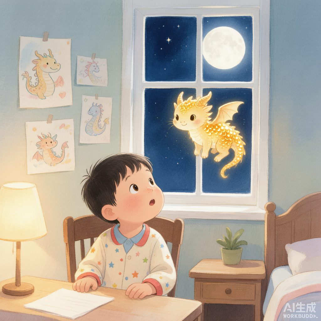 叶公好龙：小叶公和爱笑的小金龙