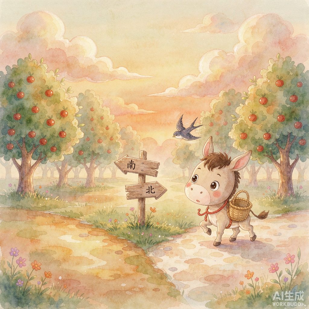 南辕北辙：小骡子南南和那趟走反了的路