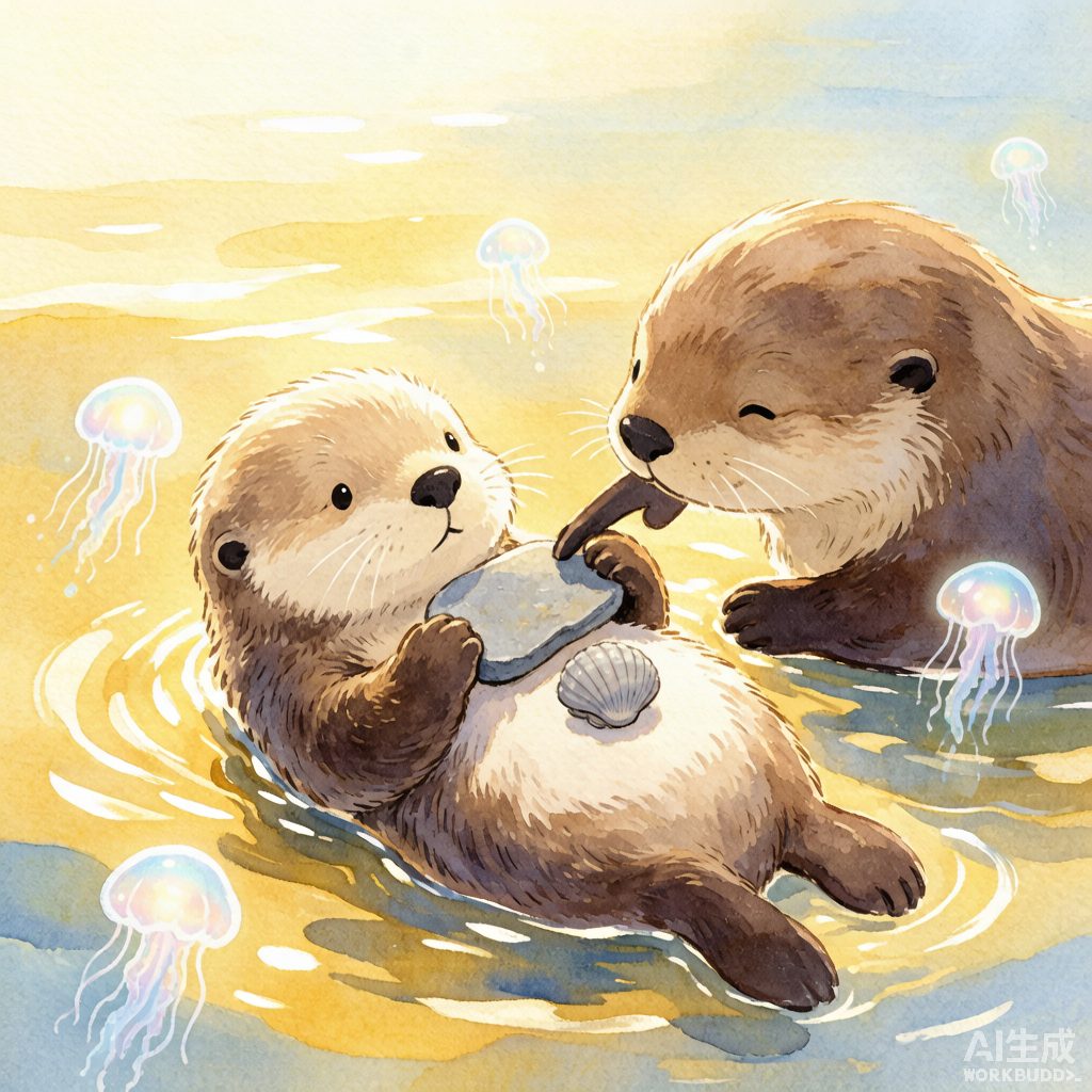 小海獭淘淘的石头宝贝