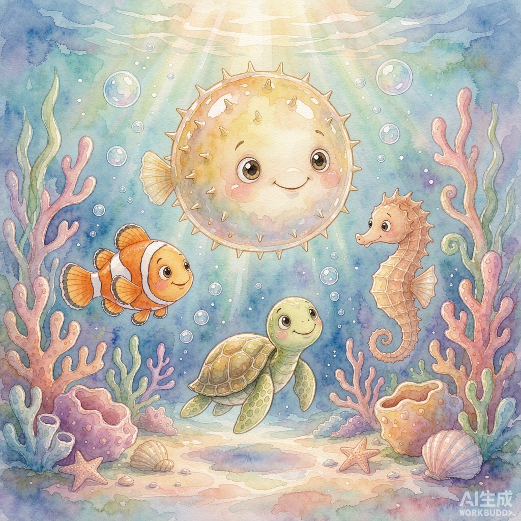 小刺豚球球的气球变身