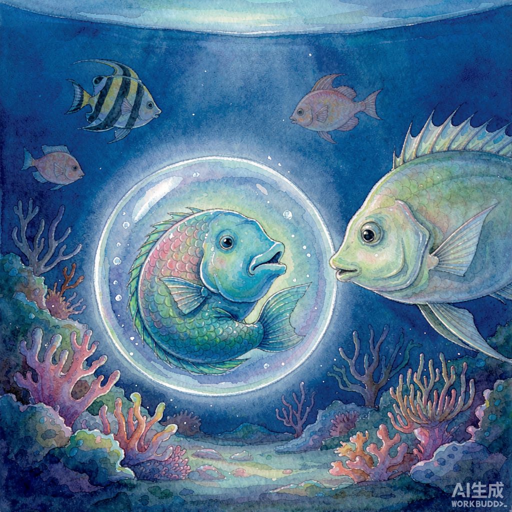 小鹦鹉鱼嘟嘟的泡泡睡袋