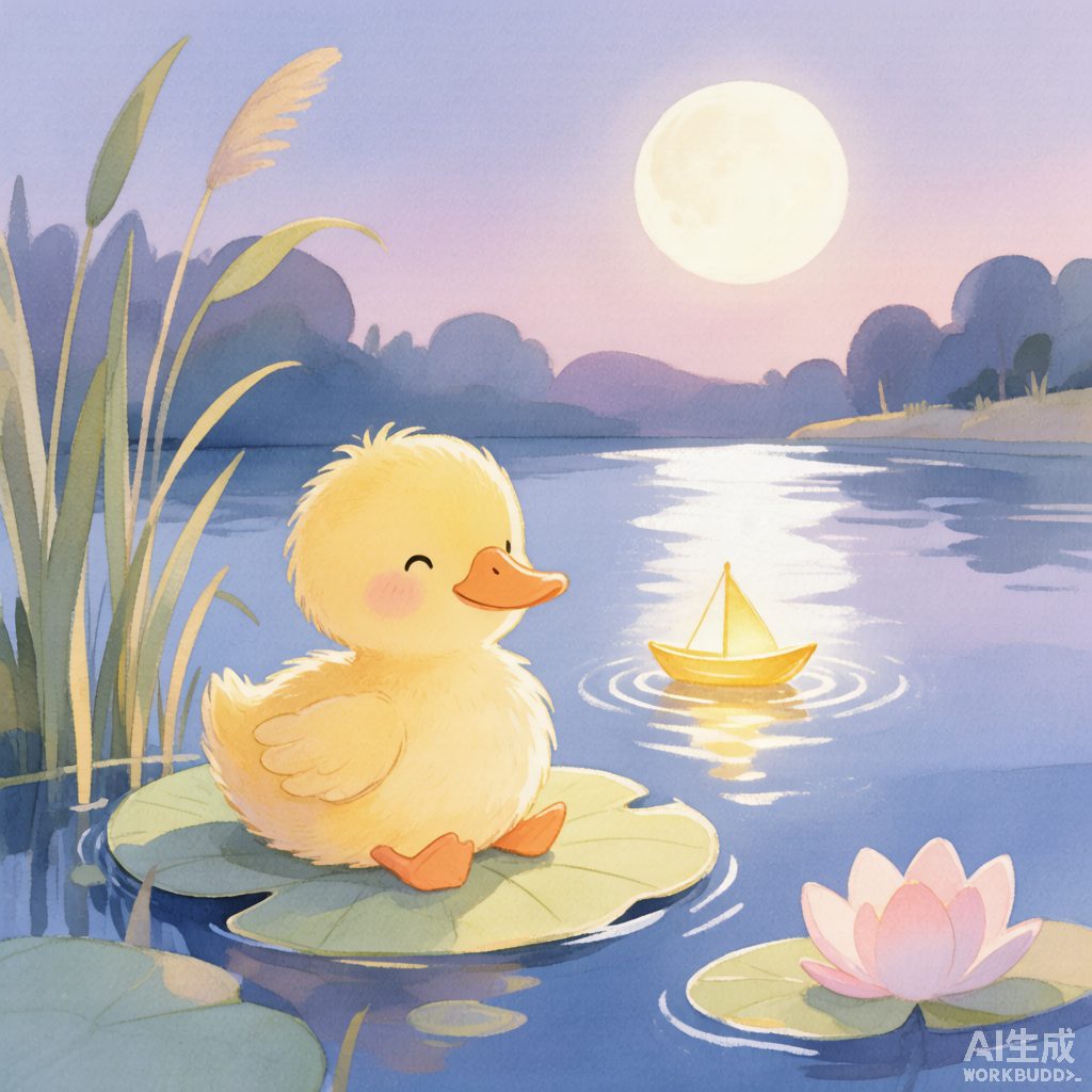 小鸭子咕咕的月光小船