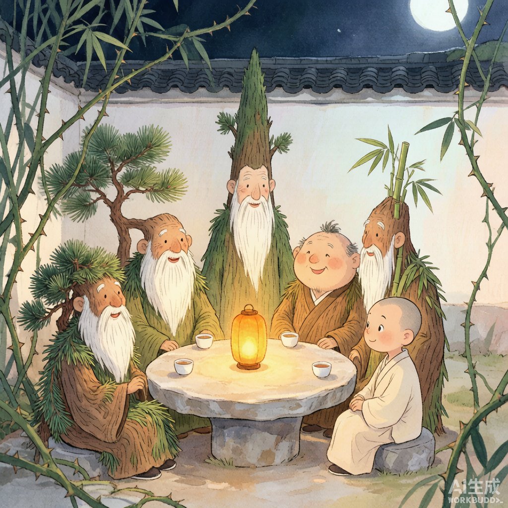 荆棘岭的四位树爷爷