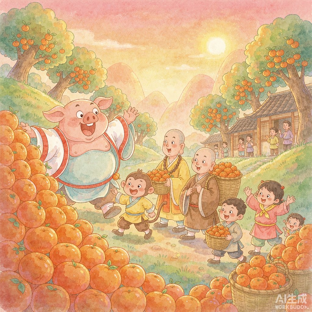 八戒拱开柿子路