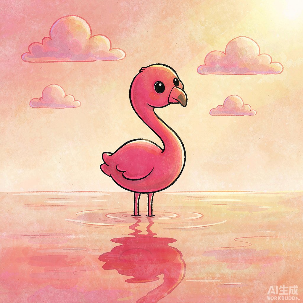 小火烈鸟的玫瑰红